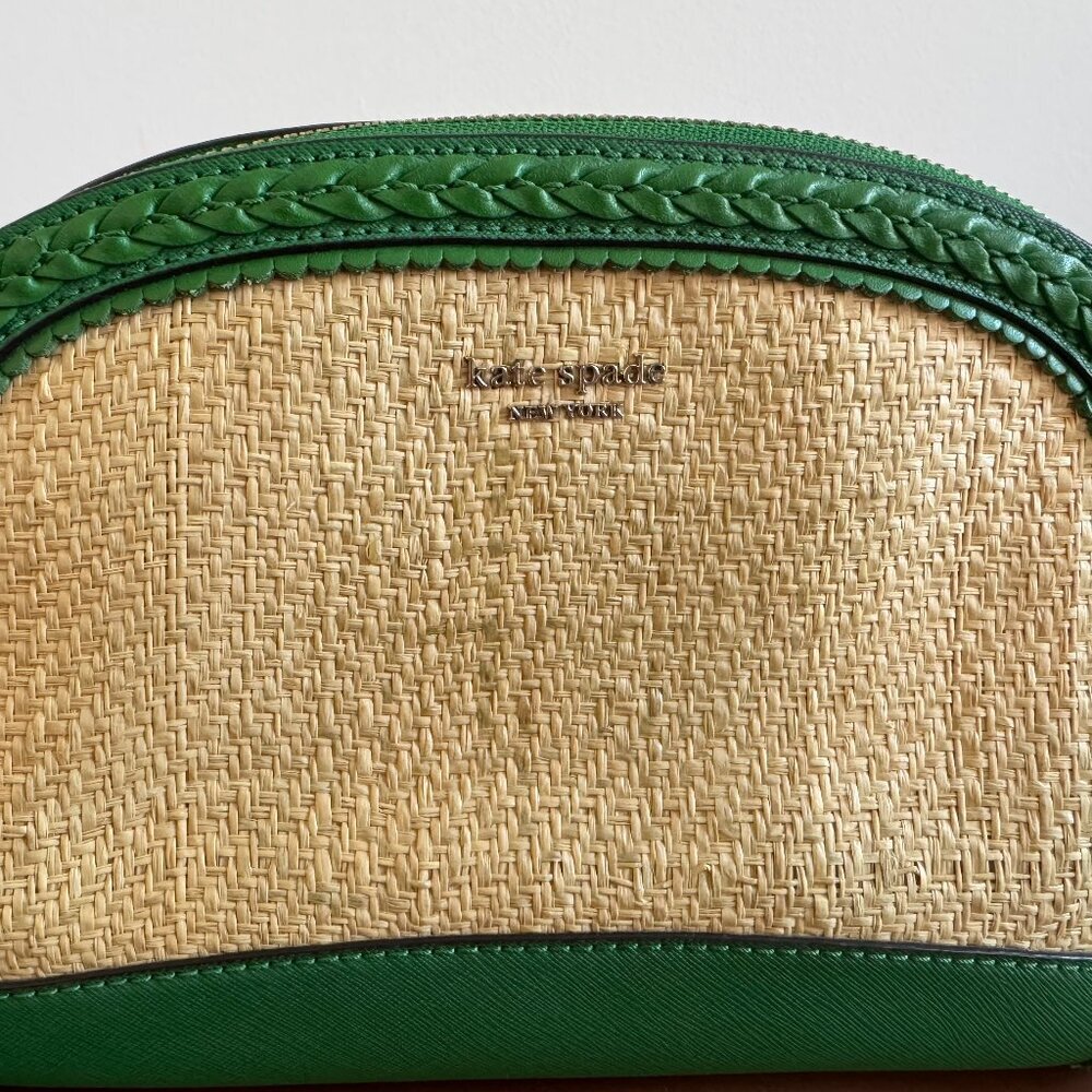 Kate Spade Reiley Straw Dome Bag - Green - Picture 2 of 8